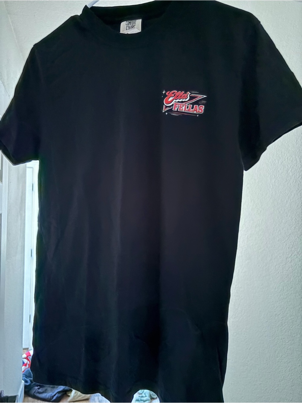 Black Graphic Crew Tee